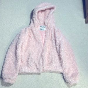 Walter Baker pink teddy jacket